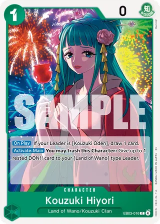 Kouzuki Hiyori #EB03-016 · Extra Booster: One Piece Heroines Edition One Piece card