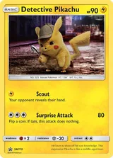 Detective Pikachu · SM Black Star Promos Pokémon card