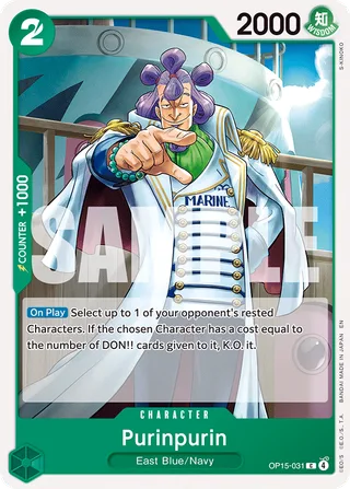 Purinpurin #OP15-031 · Adventure on Kami's Island One Piece card