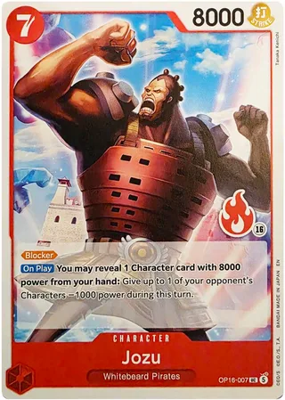 Jozu (Ace Deck) #OP16-007-ace-deck · Set Sail Deck Set One Piece card