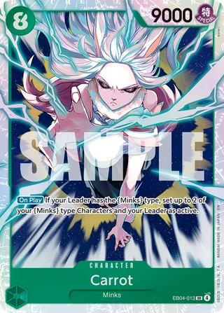 Carrot #EB04-013 · The Azure Sea's Seven One Piece card