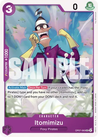 Itomimizu #OP07-060 · 500 Years in the Future Pre-Release Cards One Piece card
