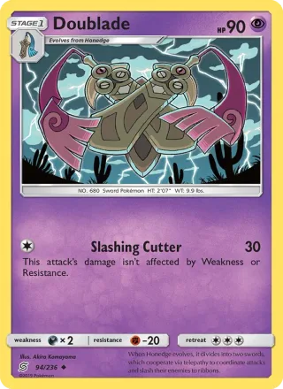 Doublade #94 · Unified Minds Pokémon card