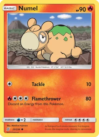 Numel #23 · Unified Minds Pokémon card