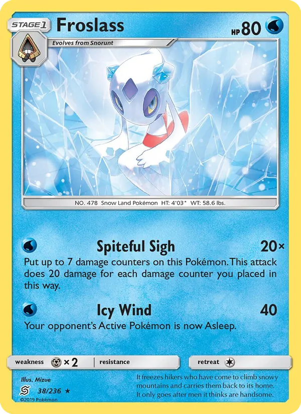 Froslass full card art