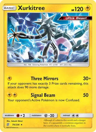 Xurkitree #70 · Unified Minds Pokémon card