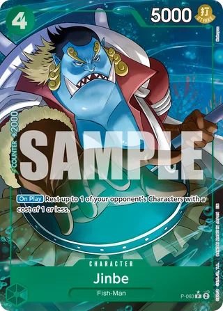 Jinbe (CS 2024 Event Pack) #P-063-cs-2024-event-pack · One Piece Promotion Cards One Piece card