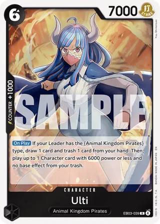 Ulti #EB03-039 · Extra Booster: One Piece Heroines Edition One Piece card