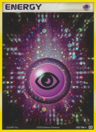 Psychic Energy #105 · Emerald Pokémon card