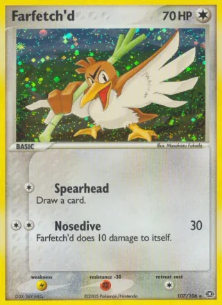 Farfetch'd #107 · Emerald Pokémon card