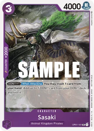 Sasaki (CS 2023 Event Pack) #OP01-101-cs-2023-event-pack · One Piece Promotion Cards One Piece card