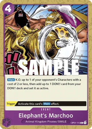 Elephant's Marchoo #OP01-115 · Romance Dawn One Piece card