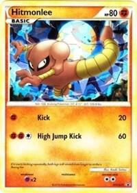 Hitmonlee #HGSS25 · HGSS Black Star Promos Pokémon card
