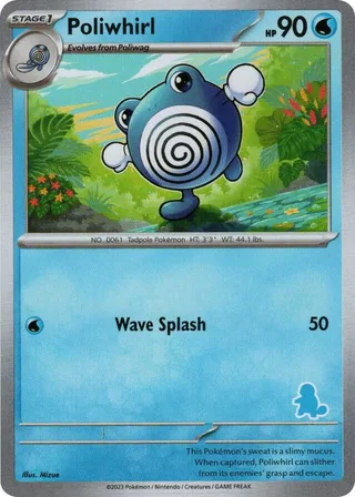 Poliwhirl #28 · My First Battle Pokémon card
