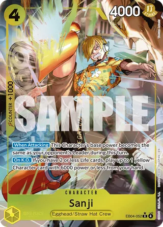 Sanji (CS 26-27 Finalist Card Set Vol. 1) #EB04-052-cs-26-27-finalist-card-set-vol-1 · One Piece Promotion Cards One Piece card
