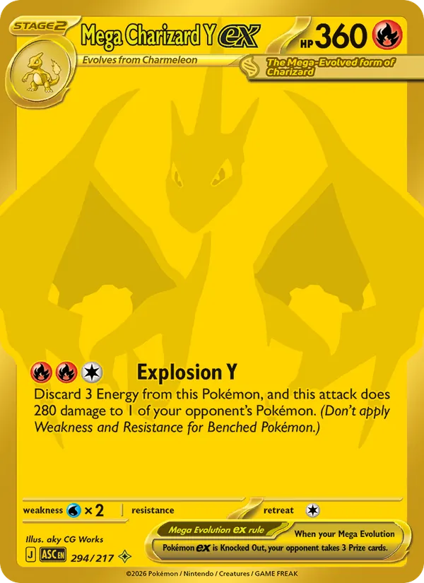 Mega Charizard Y ex full card art