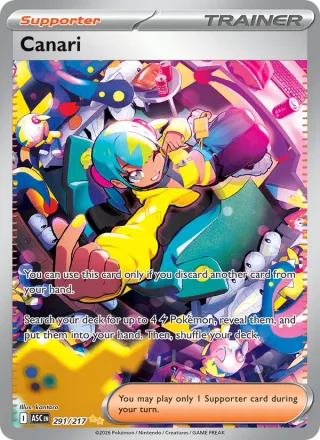 Canari #291 · Ascended Heroes Pokémon card