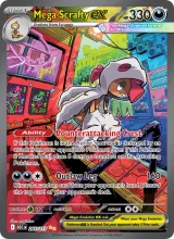 Mega Scrafty ex · Ascended Heroes Pokémon card
