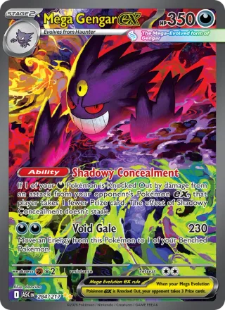 Mega Gengar ex #284 · Ascended Heroes Pokémon card