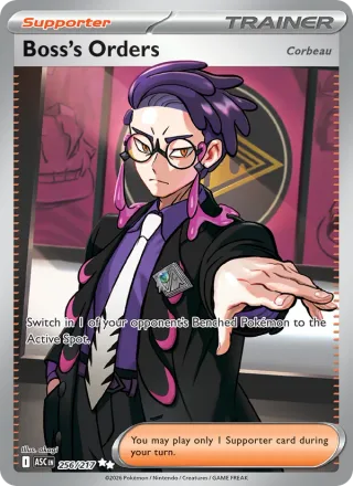 Boss's Orders #256 · Ascended Heroes Pokémon card