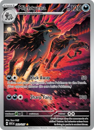 Mightyena #243 · Ascended Heroes Pokémon card