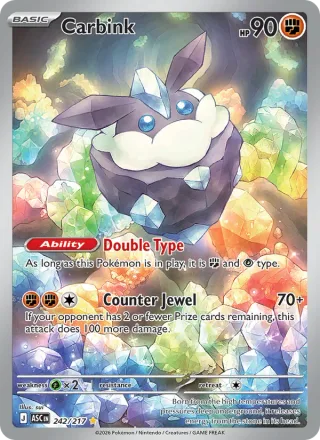 Carbink #242 · Ascended Heroes Pokémon card
