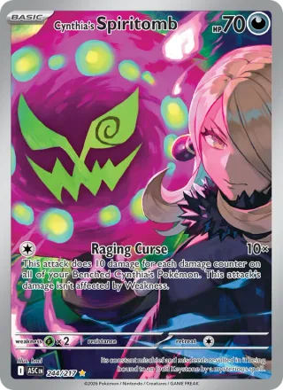 Cynthia's Spiritomb #244 · Ascended Heroes Pokémon card