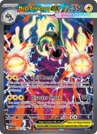 Mega Eelektross ex #278 · Ascended Heroes Pokémon card