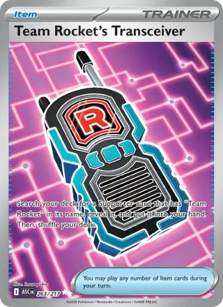 Team Rocket's Transceiver card