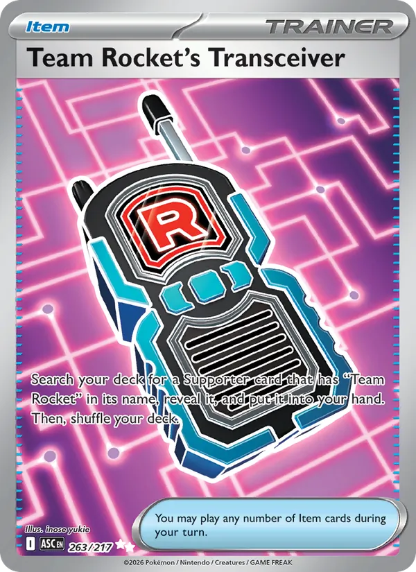 Team Rocket's Transceiver full card art