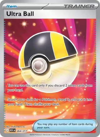 Ultra Ball #264 · Ascended Heroes Pokémon card