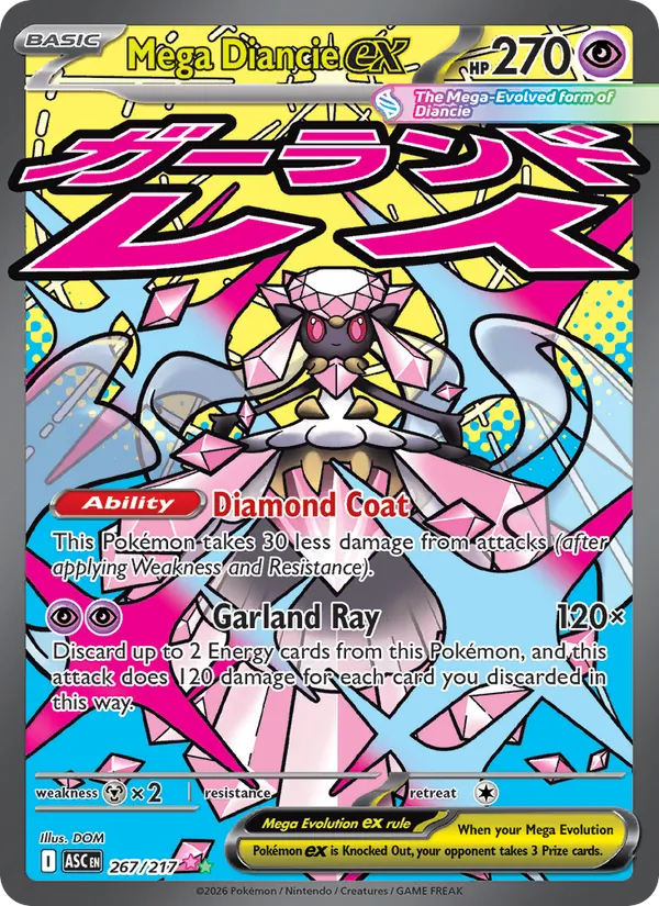 Mega Diancie ex full card art