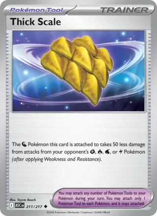 Thick Scale #211 · Ascended Heroes Pokémon card