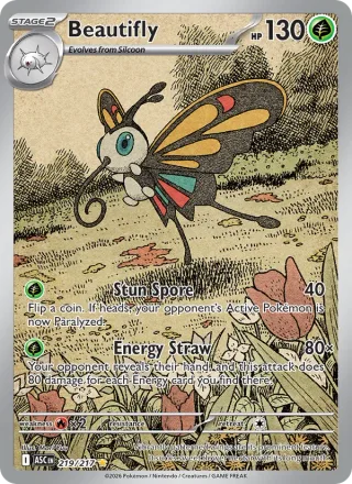 Beautifly #219 · Ascended Heroes Pokémon card