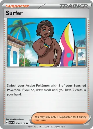 Surfer #200 · Ascended Heroes Pokémon card