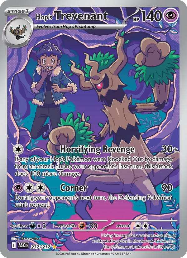 Hop's Trevenant full card art