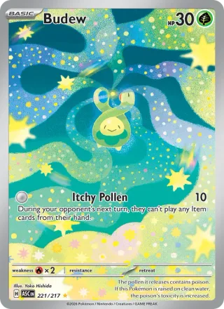 Budew #221 · Ascended Heroes Pokémon card