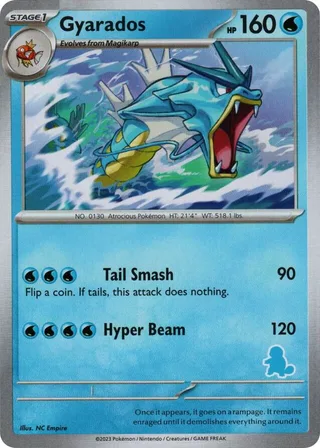 Gyarados #30 · My First Battle Pokémon card