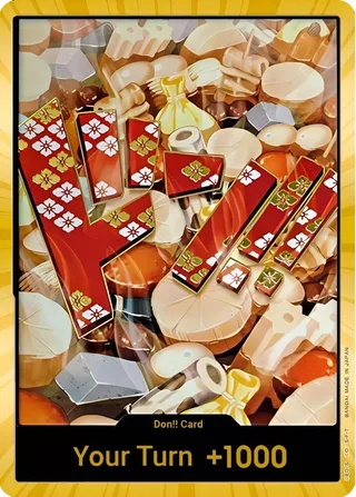 DON!! Card (Oden) (Gold) #don-card-oden-gold · Premium Booster -The Best- One Piece card