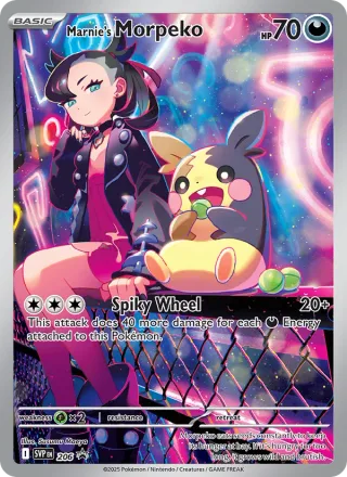 Marnie's Morpeko #206 · SVP Black Star Promos Pokémon card