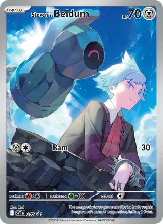 Steven's Beldum #207 · SVP Black Star Promos Pokémon card