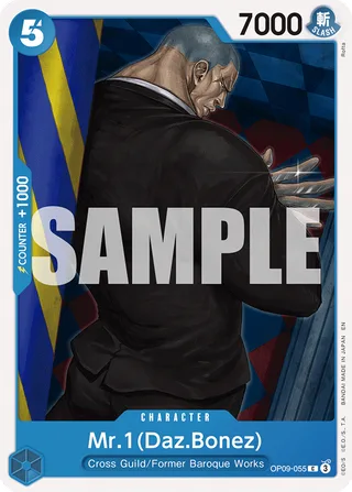 Mr.1(Daz.Bonez) (Reprint) #OP09-055-reprint · ST-25: Starter Deck 25 BLUE Buggy One Piece card