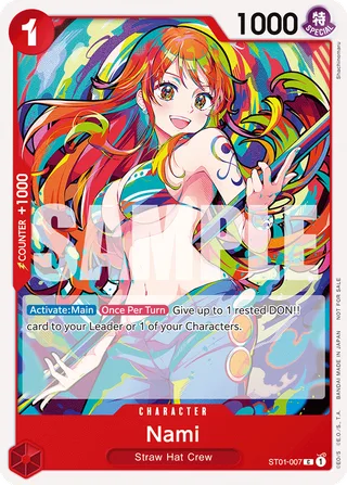 Nami (CS 2023 Celebration Pack) #ST01-007-cs-2023-celebration-pack · One Piece Promotion Cards One Piece card