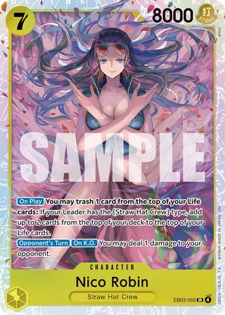 Nico Robin #EB03-055 · Extra Booster: One Piece Heroines Edition One Piece card
