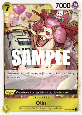 Olin #OP04-099 · Kingdoms of Intrigue One Piece card