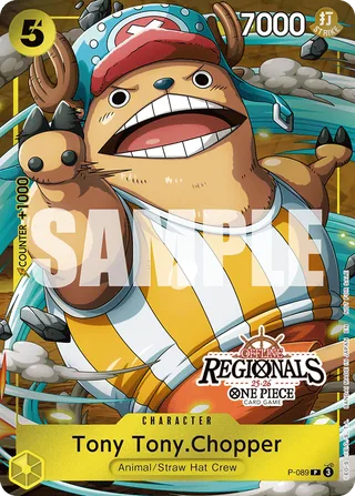 Tony Tony.Chopper (Offline Regional Participation Pack 2025 Vol.2) #P-089-offline-regional-participation-pack-2025-vol-2 · One Piece Promotion Cards One Piece card
