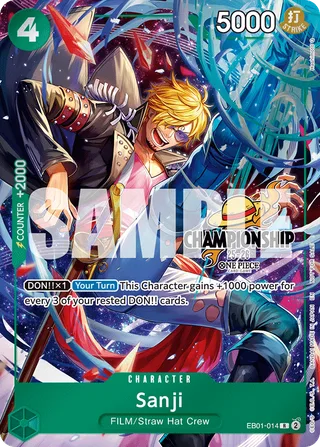 Sanji (CS 25-26 Celebration Pack) #EB01-014-cs-25-26-celebration-pack · One Piece Promotion Cards One Piece card