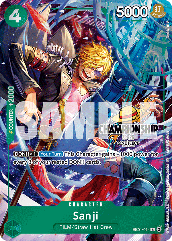 Sanji (CS 25-26 Celebration Pack) full card art