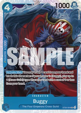 Buggy #ST25-004 · ST-25: Starter Deck 25 BLUE Buggy One Piece card