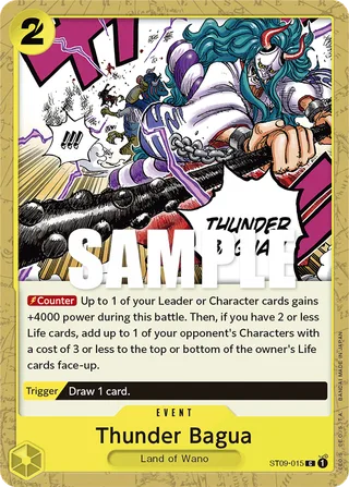 Thunder Bagua #ST09-015 · ST-09: Starter Deck 9 Yamato One Piece card